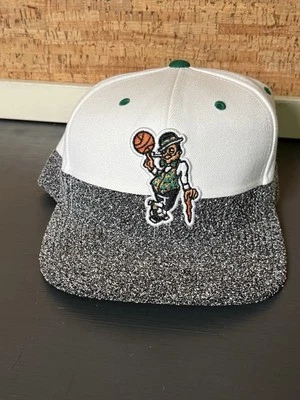 De Colección Boston Celtics Sombrero Mitchell & Ness Verde Gris Snapback Baloncesto NBA Lana Foto 1 de 4