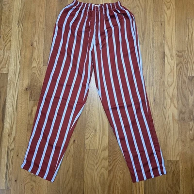 Pantalones Sweet Baby Jaime Carnaval Rojo Rayas Satén Mujer Talla XS Foto 1 de 4