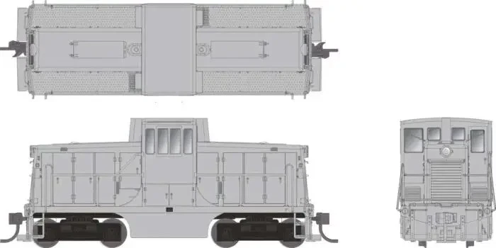 RAPIDO 48597 Undecorated GE 44 Tonner Ph 3 Diesel Locomotive DC/DCC LokSound HO - Image 1 of 1