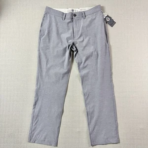 Flag & Anthem grau Nadelstreifen Hose Performance Herren 30x27 neu mit Etikett neu - Bild 1 von 11