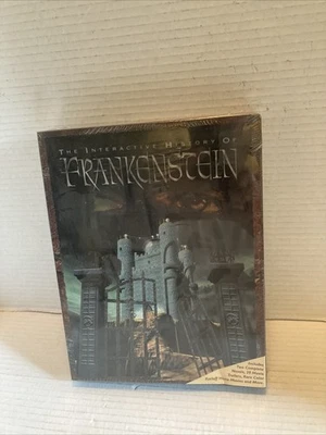 NEW SEALED THE INTERACTIVE HISTORY OF FRANKENSTEIN WINDOWS MAC CD ROM SOFTWARE - Image 1 of 2