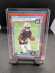 2025 Panini Donruss Ashton Jeanty Optic Preview Rated Rookie Red Pandora 305 RC  - Bild 1 von 2