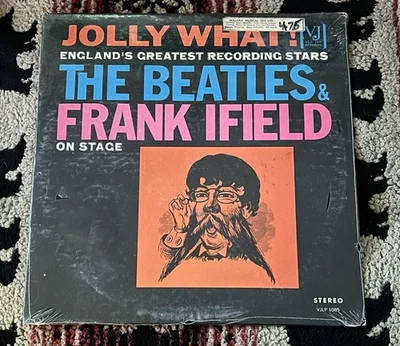 Still Sealed Jolly What! Beatles & Frank Ifield LP Rare WI Record Store Sticker - Image 1 of 4