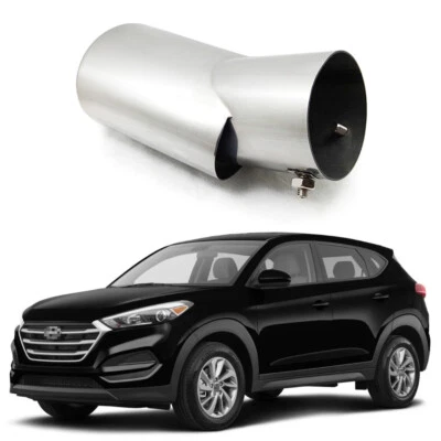 Punta de silenciador de escape de coche plateado para Hyundai Tucson 2016-2017 #4023 Foto 1 de 4