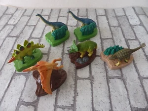 McDonald's Happy Meal Set of 6 Ania Dinosaur 2016 Japan stegosaurus, triceratops - Picture 1 of 6