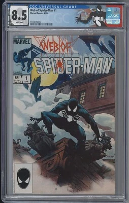 WEB of SPIDER-MAN 1 CGC 8.5 VF+ WP 1985 1st app vulturions - Image 1 of 2