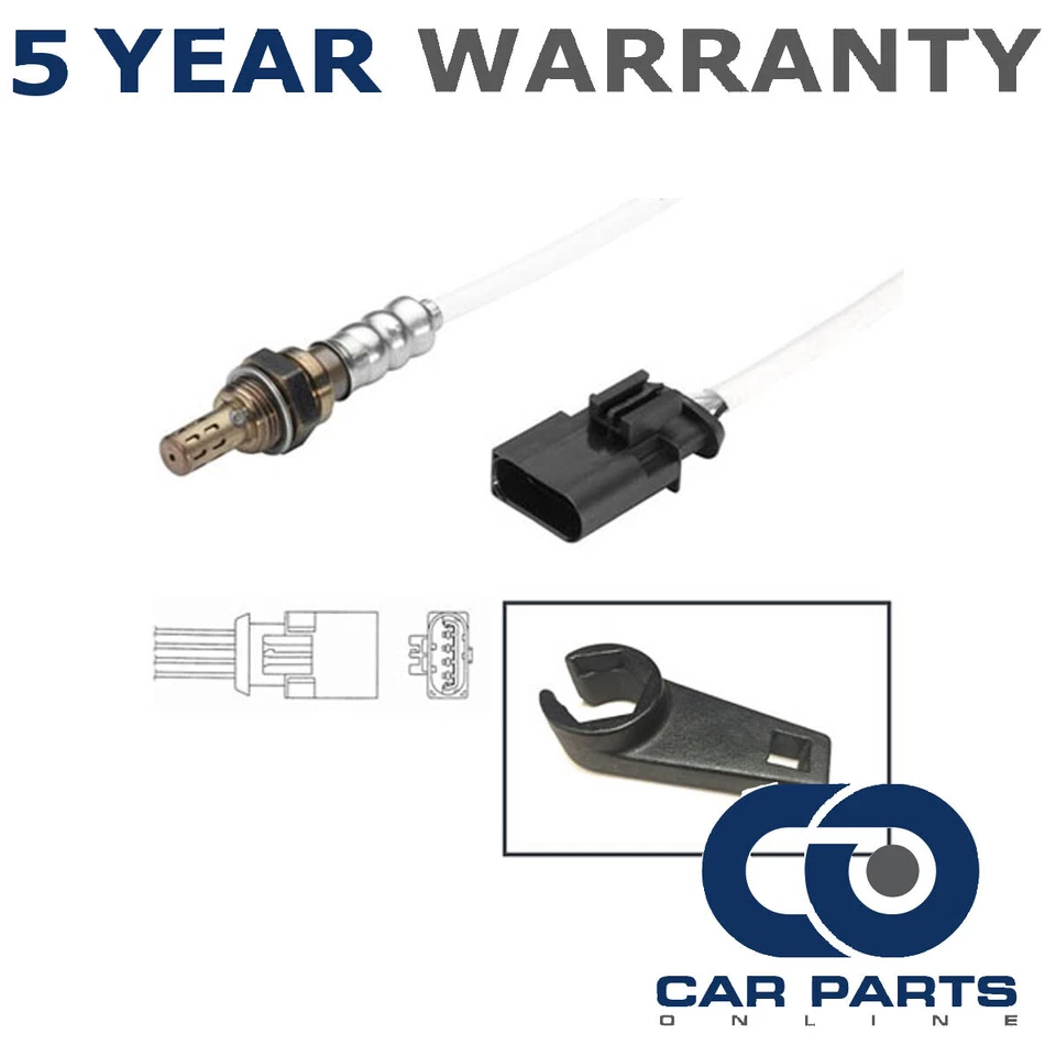 Sensore Lambda + Strumento Raccordo CPO Anteriore Adatto a Rover 75 45 MG MG ZT MG ZS 4 Fili - Immagine 1 di 1