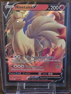 Ninetales V 026/192 Swsh02: Rebel Clash Holo - Bild 1 von 2