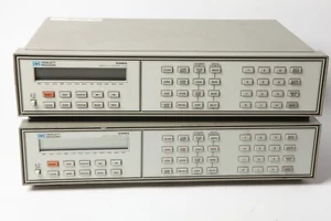 Lot of 2 HP 3488A Switch Control Units w/ 44470A and 44472A Modules - Picture 1 of 7