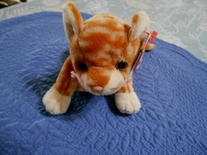TY Beanie Baby AMBER Cat Beanie Baby 1999 ¡Excelente Estado! - Imagen 1 de 10