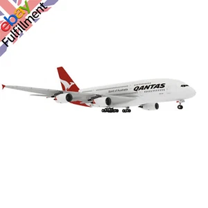 1:300 A380 Qantas Airways Civil Airliner Paper Model Unassembled DIY Plane - Picture 1 of 10