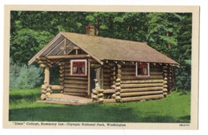 Olympic National Park ~ Dixie Cottage, Rosemary Inn  Postcard ~ Washington - Picture 1 of 2
