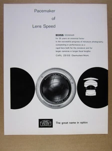 1966 Carl Zeiss Sonnar Camera Lens vintage print Ad - Picture 1 of 1