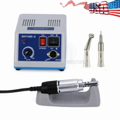 Dental Lab Marathon Electric Micromotor Contra Angle/Straight Handpiece Polisher - Image 1 of 4