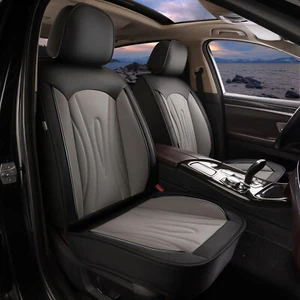 Car Seat Covers Front Set Fit for Lincoln MKX 2008-2018 Faux Leather Waterproof - Picture 1 of 6