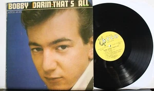 Bobby Darin: That's All, Vinyl Lp Atco Records 33-104 1959 Mack The Knife Beyond - Picture 1 of 4
