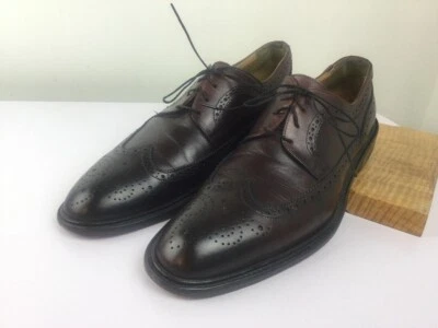 Talla 10 M John W Nordstrom Cuero Punta de Ala Oxford Brogue Color Cordobés Oscuro Italia Foto 1 de 4
