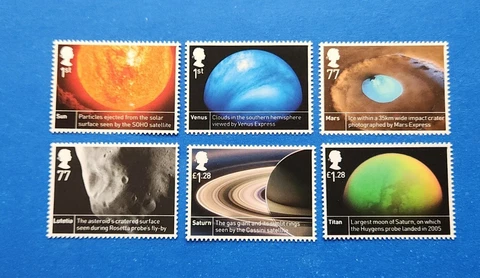 Great Britain Stamps, Scott 3113-3118 Complete Set MNH Cover