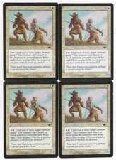 Magic the Gathering MTG Legions Whipgrass Entangler Cards by Ben Thompson X4