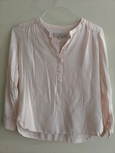Camicetta donna Ann Taylor Loft Petites taglia XXS blush rosa chiaro - Foto 1 di 4