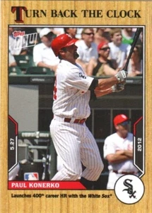 Tarjeta de béisbol Paul Konerko #57 2021 Topps Now Turn Back The Clock (PR: 360) - Imagen 1 de 2