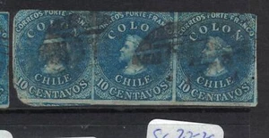 Chile SC 12 Tira de Tres FU (3dvs) - Imagen 1 de 1