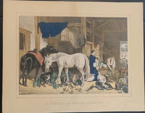 John Frederick Herring: A Glimpse of an English Homestead Fine Art Print de colección - Imagen 1 de 24