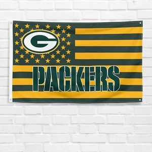 For Green Bay Football Fans 3x5 ft Flag Christmas Gift Banner - Picture 1 of 1