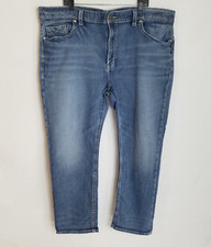Silver Jeans Co Mens Grayson Blue Light Wash Jeans Size 46x29
