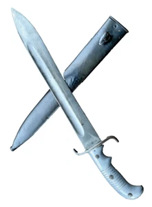 Machete alemán muy antiguo con funda modelo 1898. W.K.C. Solingen. Ejército Argentino - Imagen 1 de 16