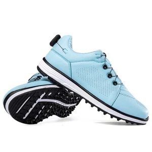 Men's Golf Shoes Waterproof Golf Trainers Non-slip Anti Fall Golf Sneakers - Picture 1 of 21