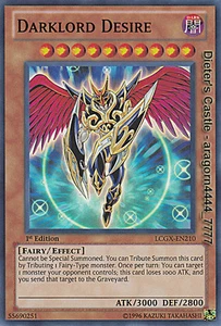 YU-GI-OH, DARKLORD DESIRE, SR, LCGX-EN210, 1. Edition, TOP - Picture 1 of 1
