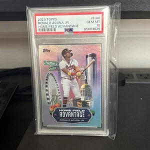 2023 Topps Home Field Advantage HA6 Ronald Acuna Jr. PSA 10 - Picture 1 of 2