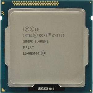 Intel Core I7 3770 Desktop CPU LGA 1155 Quadcore 3.4 GHz Bulk - Picture 1 of 1