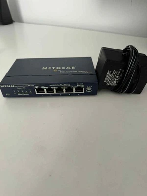 NETGEAR Prosafe 5-Port 10/100 Mbps Fast Ethernet Switch FS105 - Bild 1 von 4