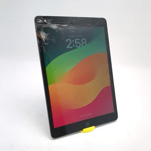Cracked Apple iPad (9th Generation) A2603 64GB | Gray | UNLOCKED - Picture 1 of 7