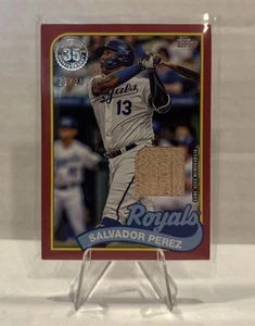 2024 Topps Series Two Salvador Perez 89’ Bat Relic Card 21/25 - Picture 1 of 3