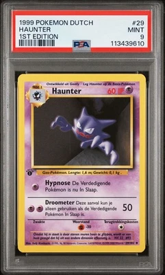 PSA 9 Haunter 1st Edition Base Set DUTCH 1999 #50/102 MINT - Image 1 of 2