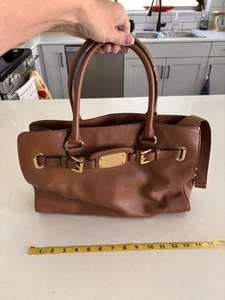 Bolso Bandolera Michael Kors Hamilton Cuero Coñac - Imagen 1 de 14