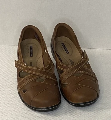 Collection By Clarks Ashland Spin Shoe Ultimate Comfort Mary Jane желтовато-коричневые размер 7 WW - Изображение 1 из 4