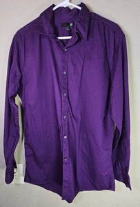 J. Ferrar Herren Oberhemd Gr. XL Slim Fit Pflaume Langarm Knopfleiste - Bild 1 von 8