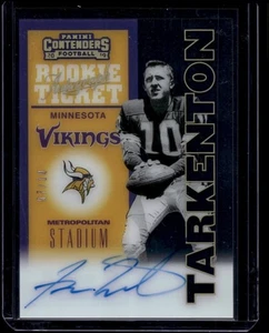 2021 Impeccable Fran Tarkenton #RCT-FT Contenders Retro Clear Ticket Auto /10 - Picture 1 of 2