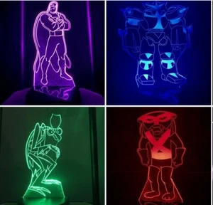Adult Swim (All 4)Brak, Zorak, Thundercleese, spaceghost Light - Picture 1 of 5