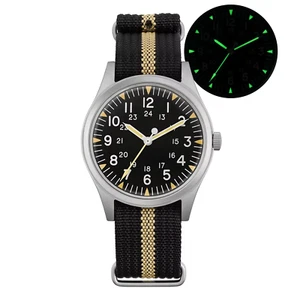 ML07 36Mm Quartz Watch VH31 Movement Watches Domed Bubble K1 Crystal AR Coating - Picture 1 of 13