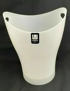 LOT of 3 Umbra Garbino -Karim Rashid Wastebasket, 2.5 Gal, White - Picture 1 of 2