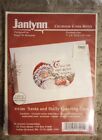 Janlynn Christmas Cross Stitch Kit "Santa And Holly Greeting Card"