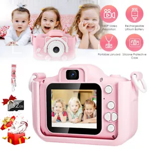 Kinderkamera 1080P HD Kinderfotokamera 32 GB Digitalkamera Spielzeugkamera 2,0" - Bild 1 von 12