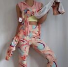NWT FP People Movement “All That Set” Printed Two Piece Hooded Flare Leg Small