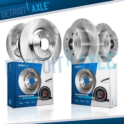 Kit de rotores de freno de disco delanteros y traseros de 296 mm aptos para Toyota Mirai 2016-2020 Foto 1 de 4