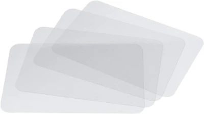 Translucent Plastic Placemats Set of 4 for Dining Table, Keeps Table or Desktop  - Image 1 of 4
